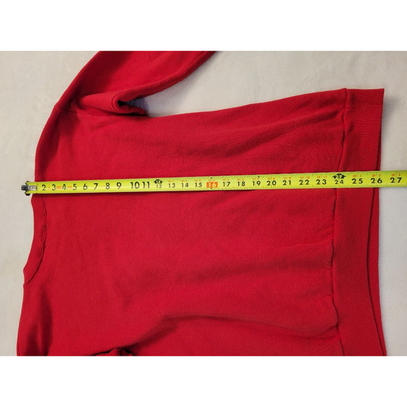 Vintage Tultex Athletic Sport Red Sweatshirt L - Picture 8 of 8